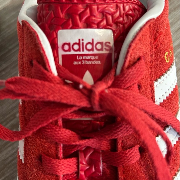 Adidas Gazelle Red and White Sneakers - Picture 11 of 12